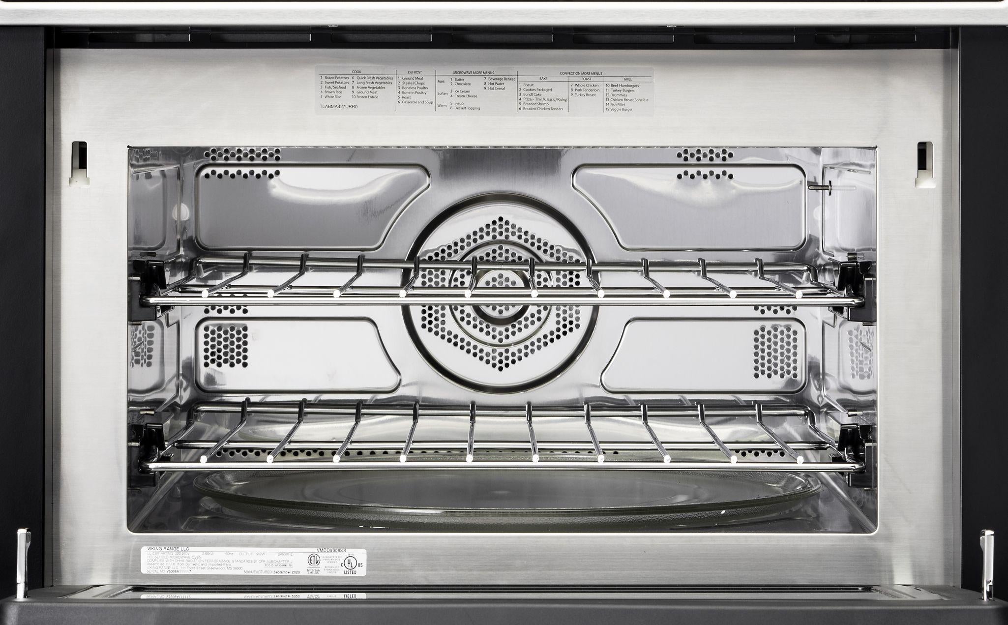 Viking VMDD5306SS 30 inch Built-In Convection Speed Oven Stainless