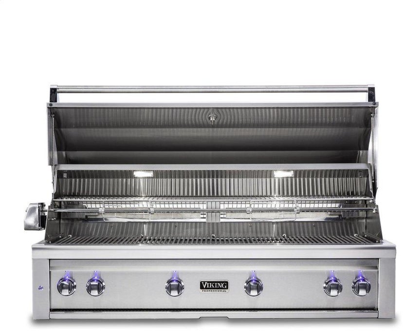 Viking VQGI5541NSS 54 Inch Built-In Grill with ProSear Burner, Rotiss...