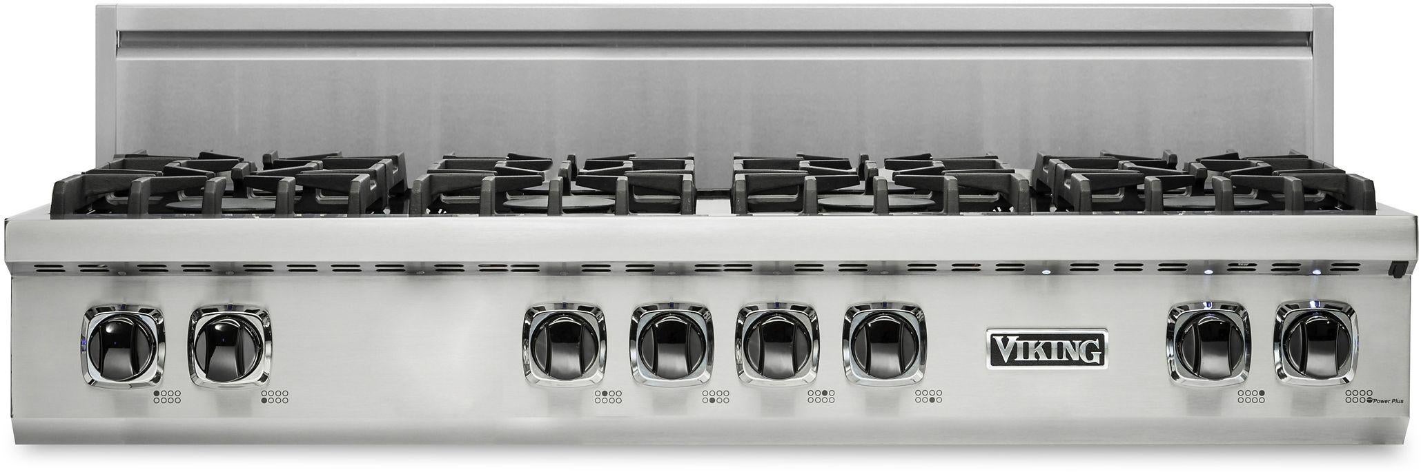 Viking VRT5486GSS 48 Inch Rangetop Stainless Steel | Plesser's