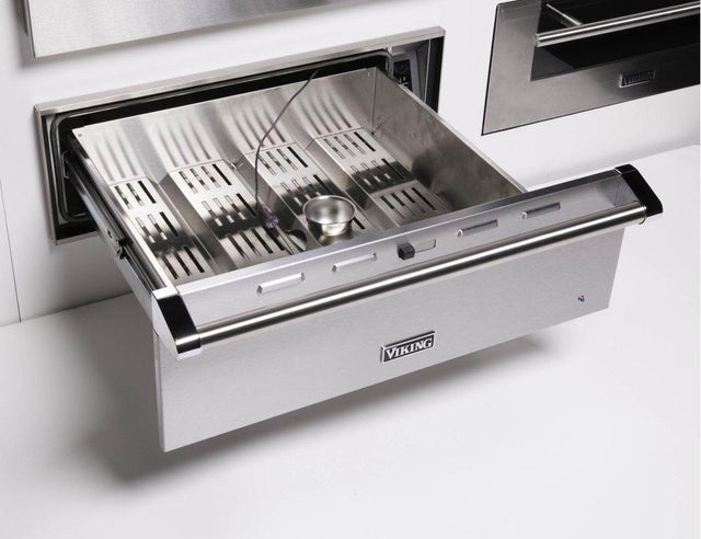 Viking VWD527CS 27 Inch Flush Mounted Warming Drawer : Cast Black