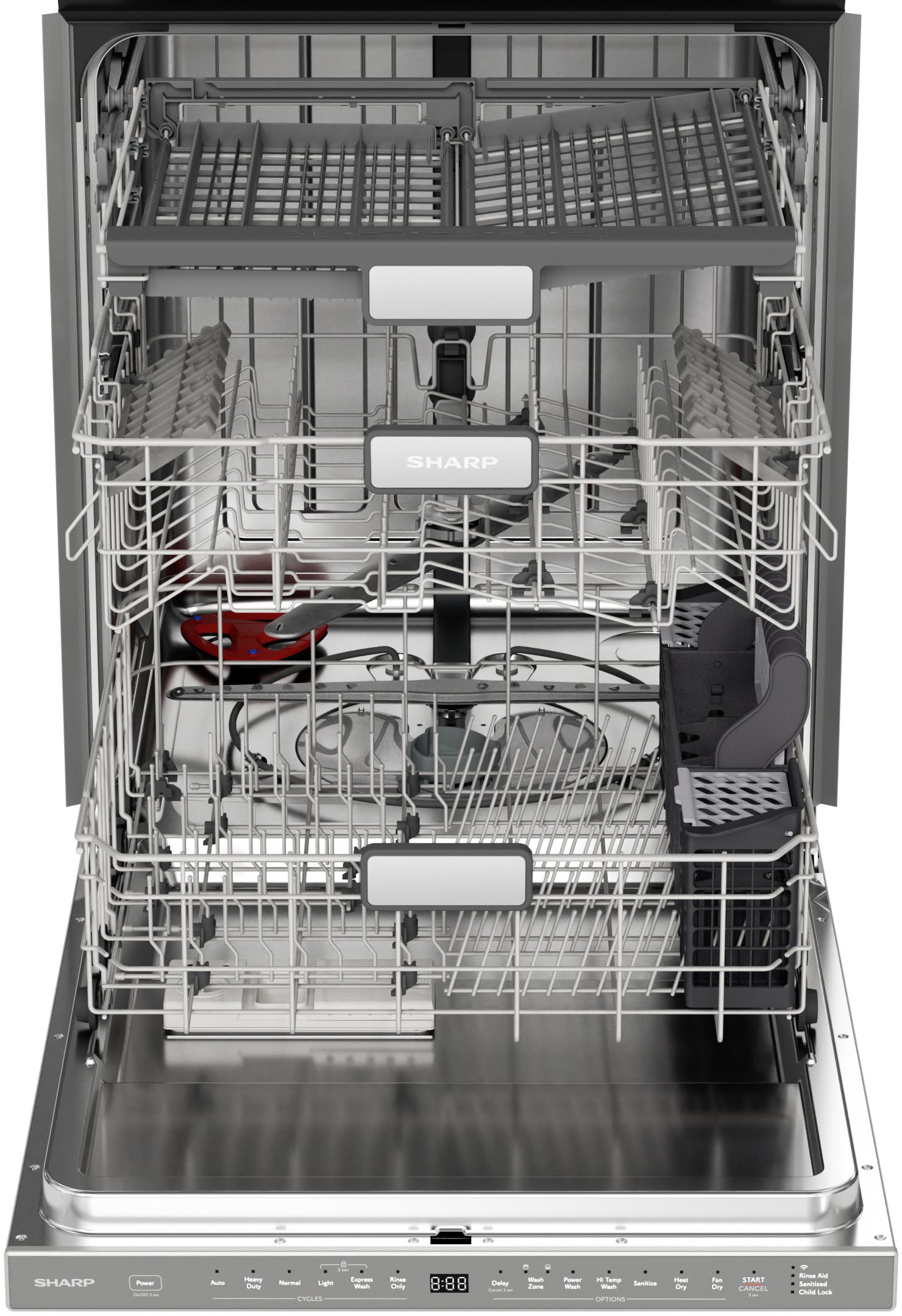 Sharp SDW6767HS Stainless Steel