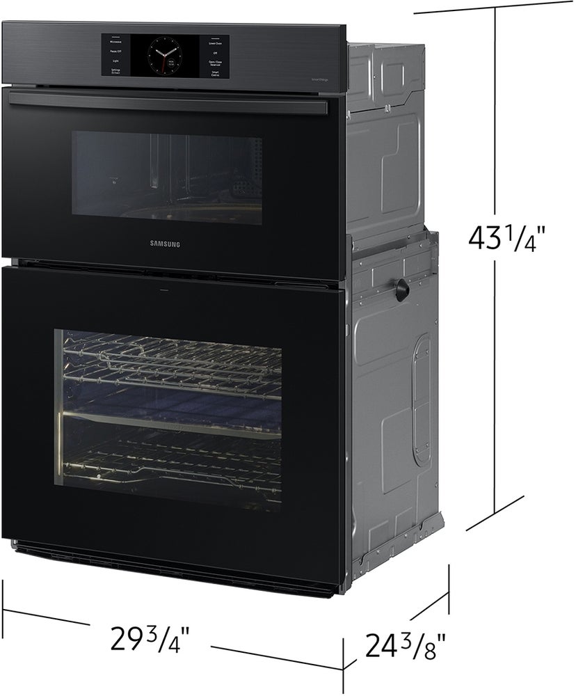 Samsung NQ70CG700DMT 30 Inch Microwave Combi Oven 1.9/5.1 cf Flex Duo C...