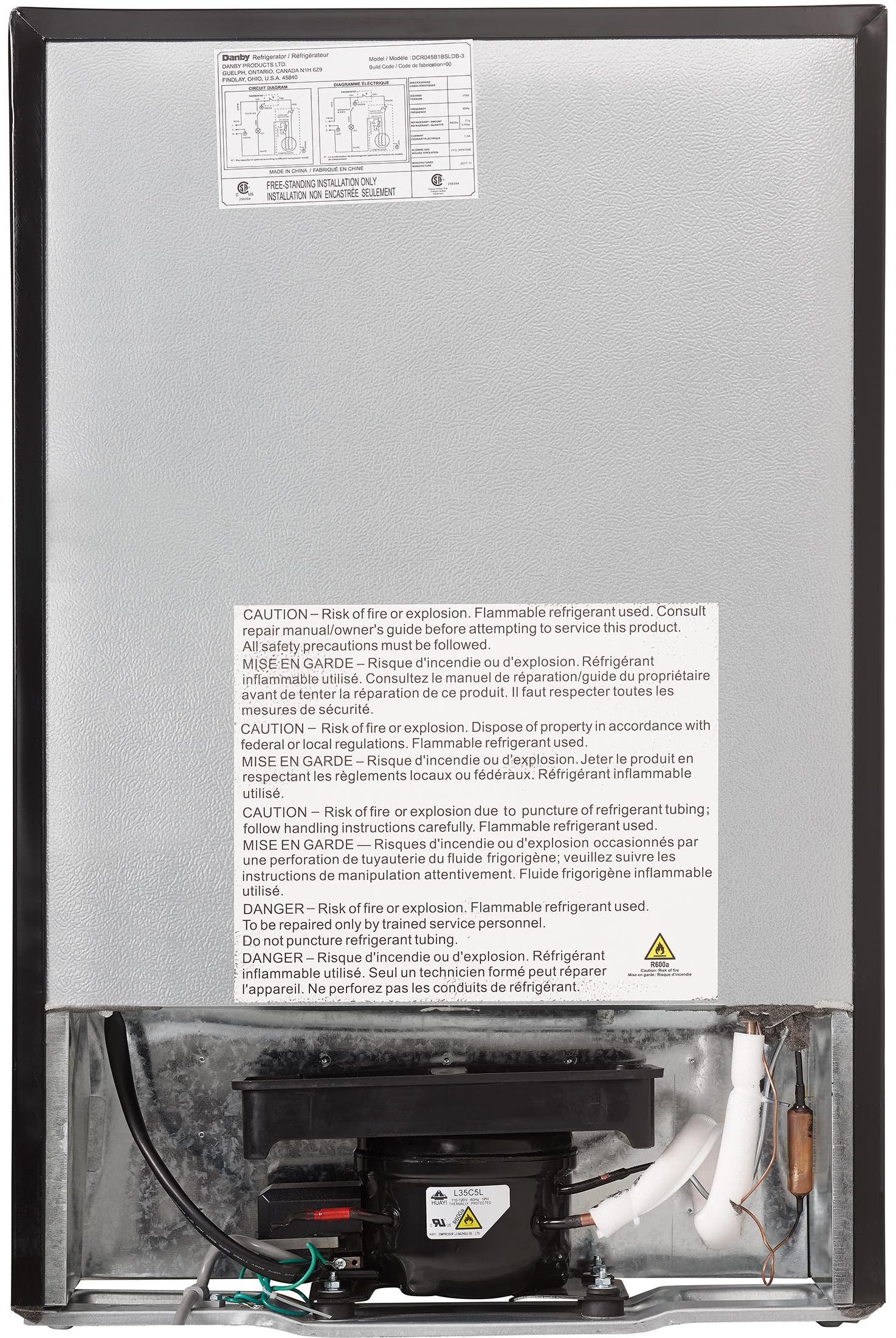 Danby DCR045B1BSLDB Stainless Steel