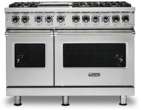 Viking VDR5486GSSBB 48 Inch Freestanding Dual Fuel Range Stainless