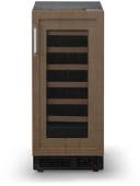 15 Inch Undercounter Dual Zone Wine Refrigerator with 2.7 cu. ft. Capacity, 24 Wine Bottle Capacity, 6 Smooth-Glide Wine Racks, Vibration Neutralization System, Dynamic Cooling Technology, Digital Controls, Door Ajar Alerts, Midnight Black Interior, Reversible Door, Sabbath Mode and ENERGY STAR Certified