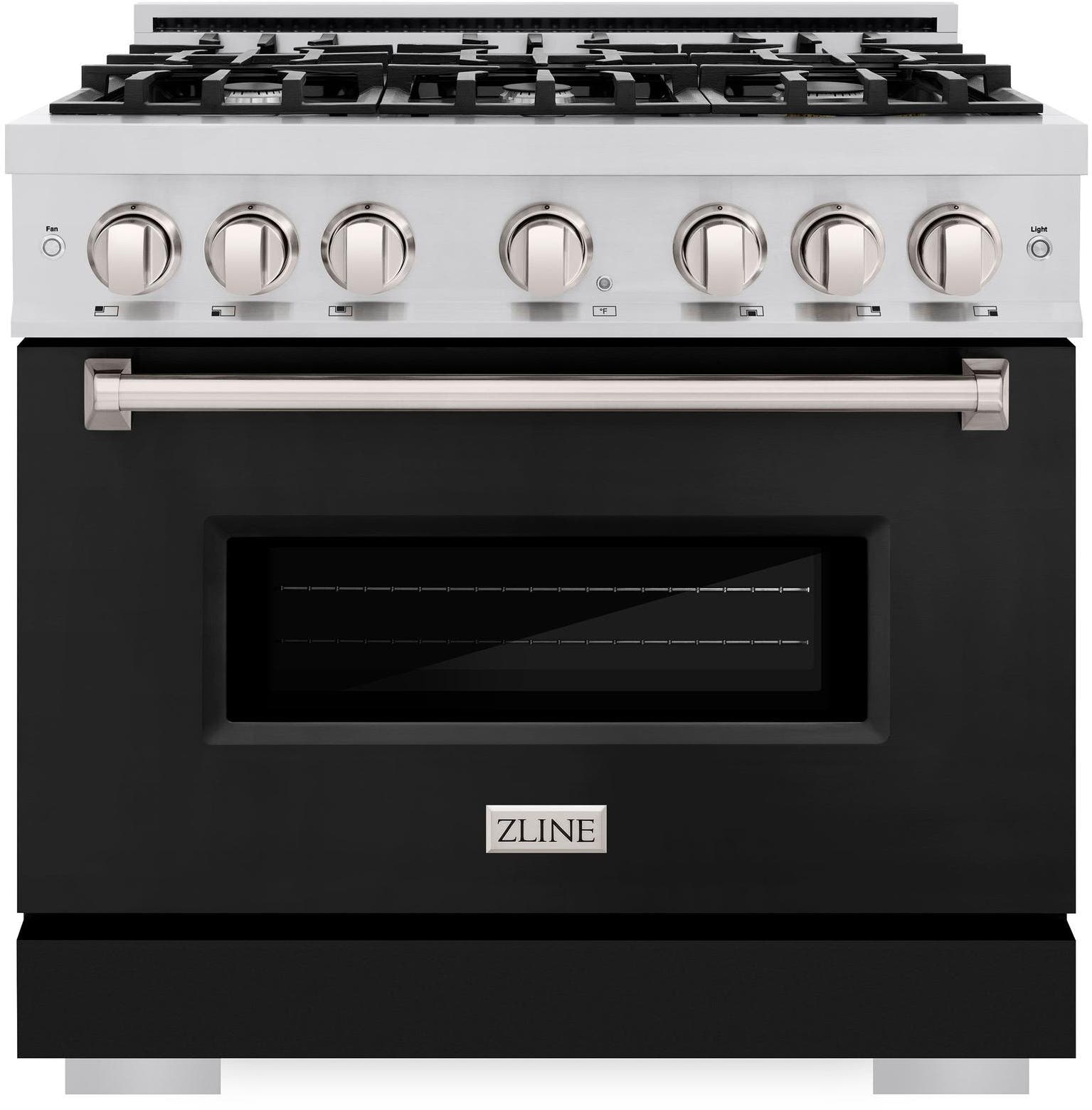 Stainless Steel With Black Matte Door