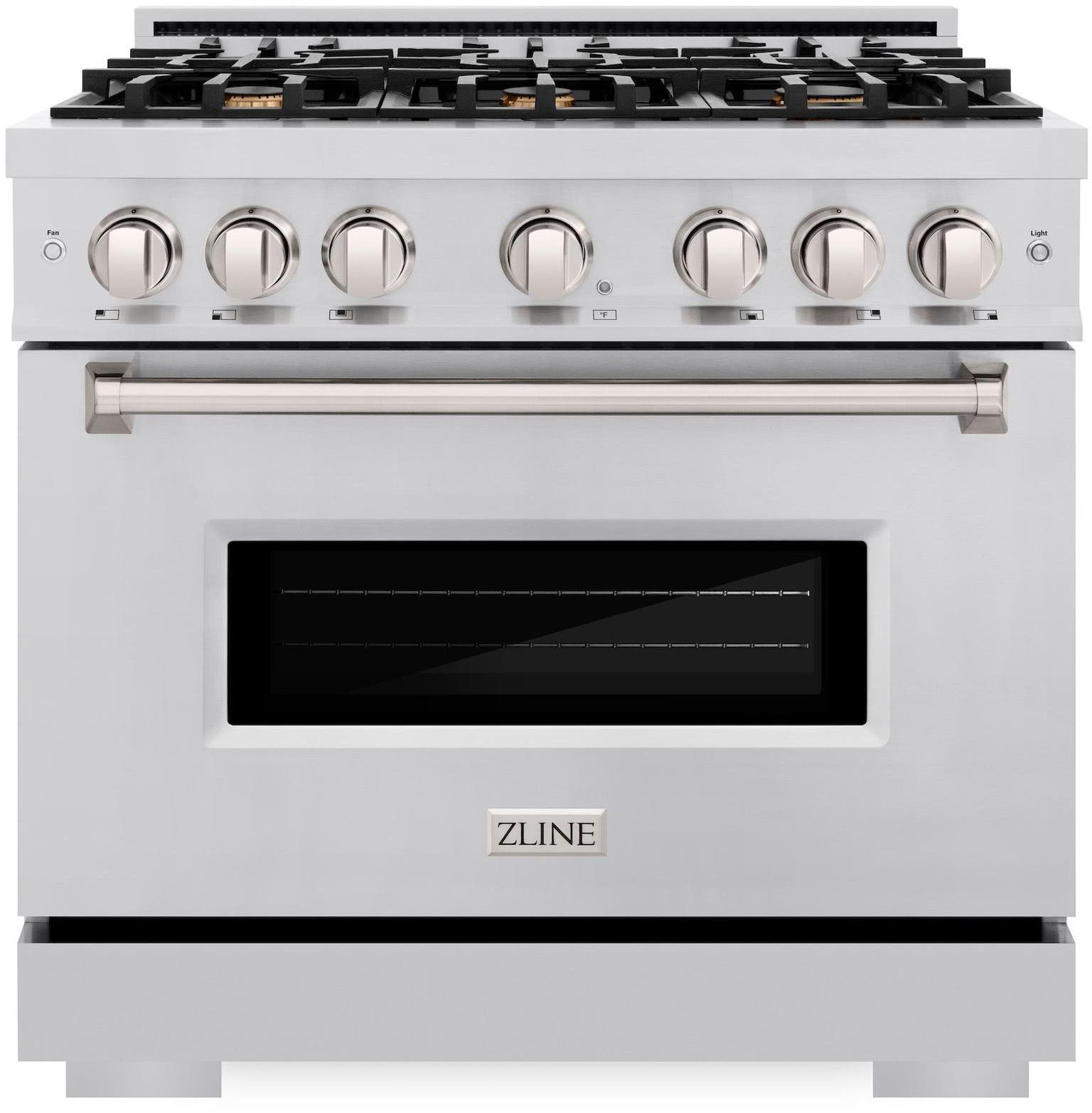 Stainless Steel With 6 Brass Burners