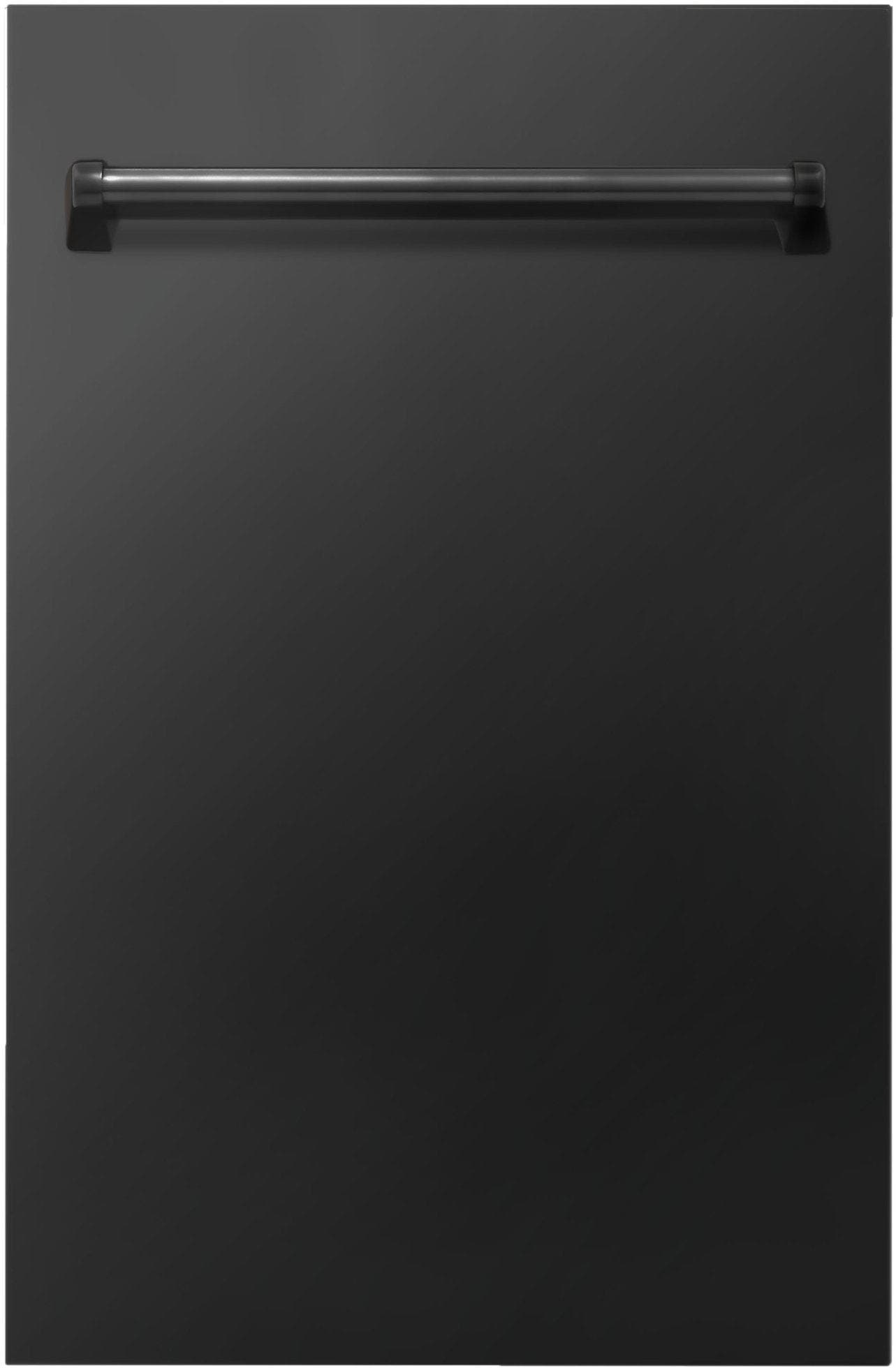 Zline DPBLM18 Black Matte With Traditional Handle