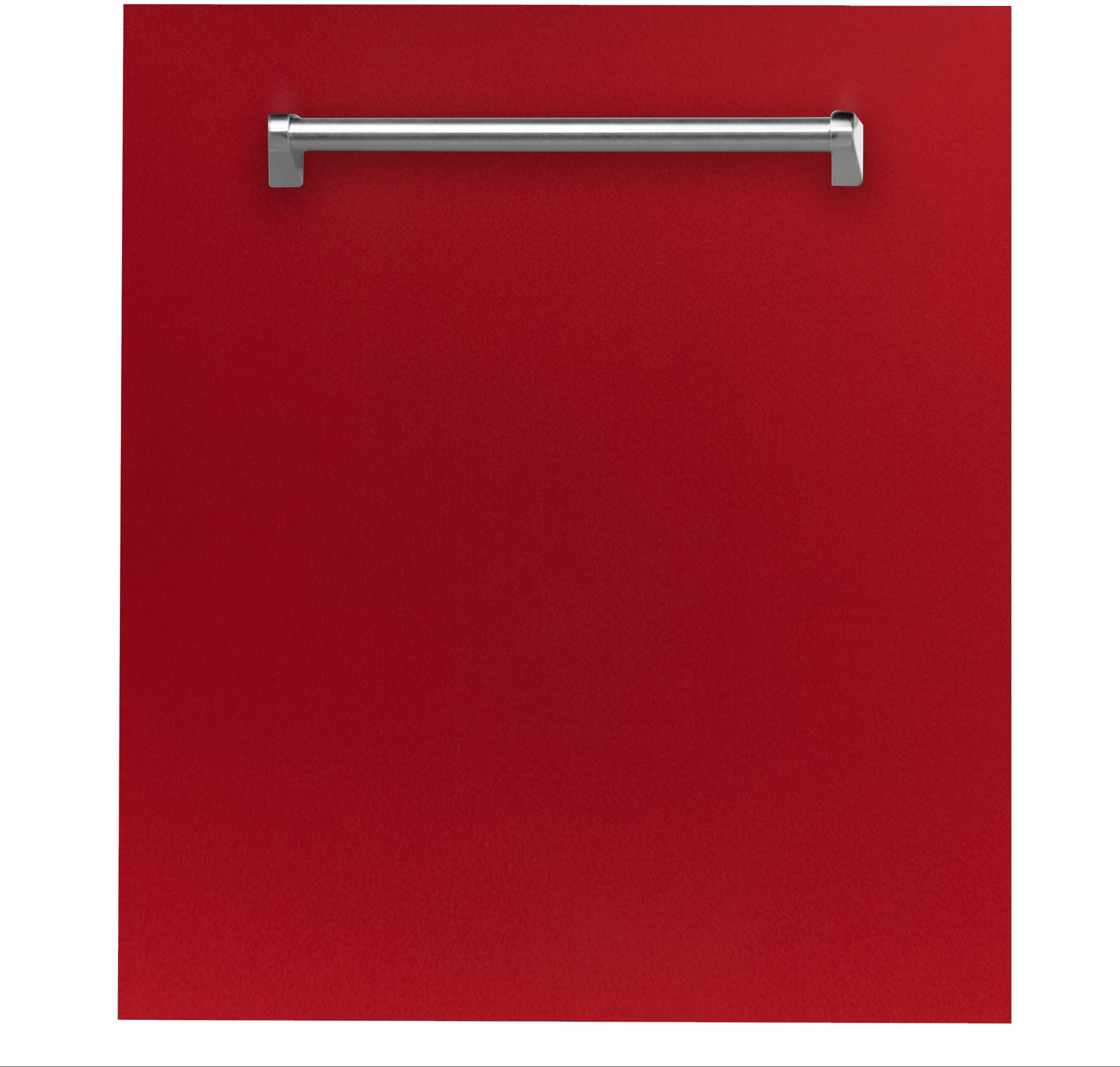 Zline DPWM24 White Matte With Traditional Handle