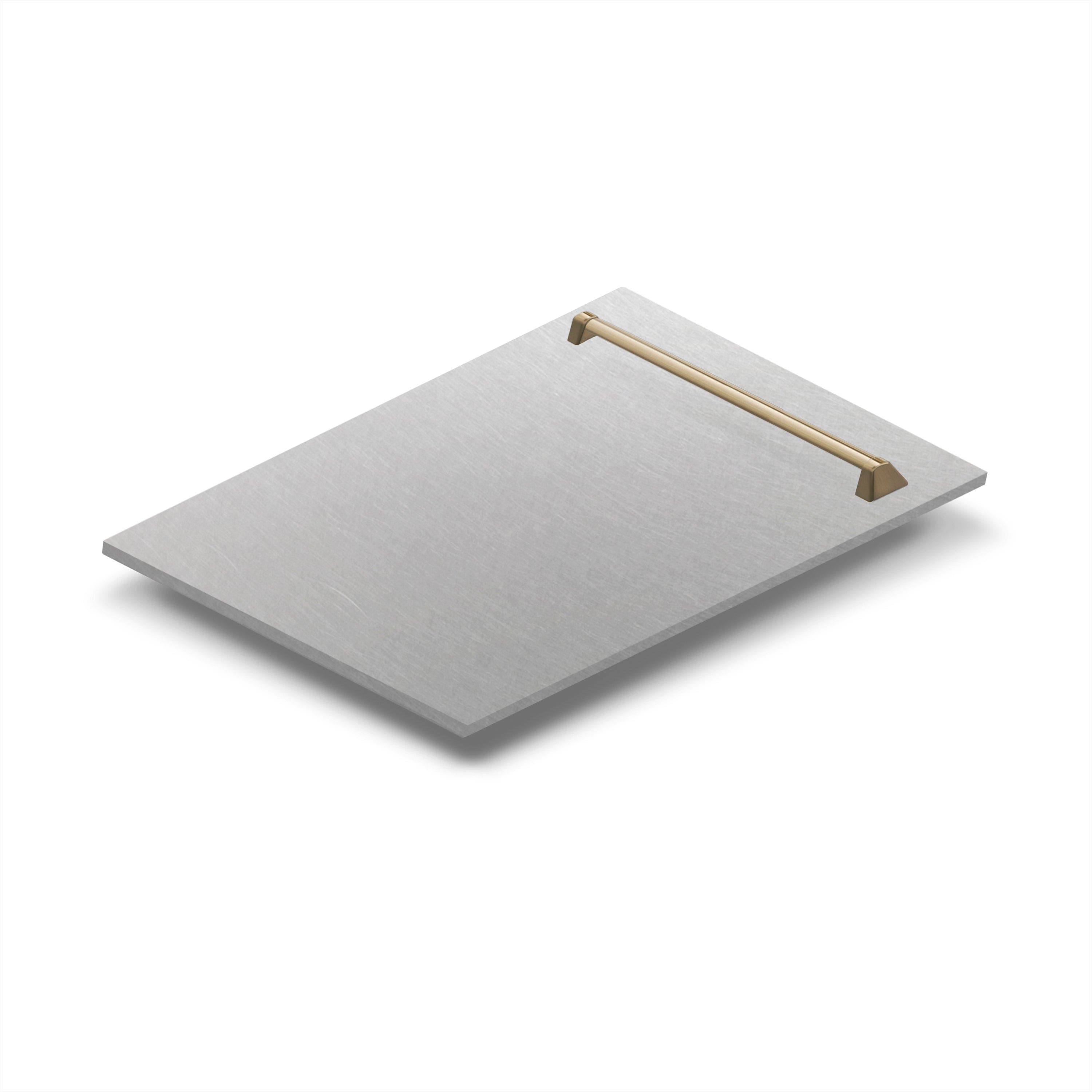 Fingerprint Resistant Stainless Steel With Champagne Bronze Handle