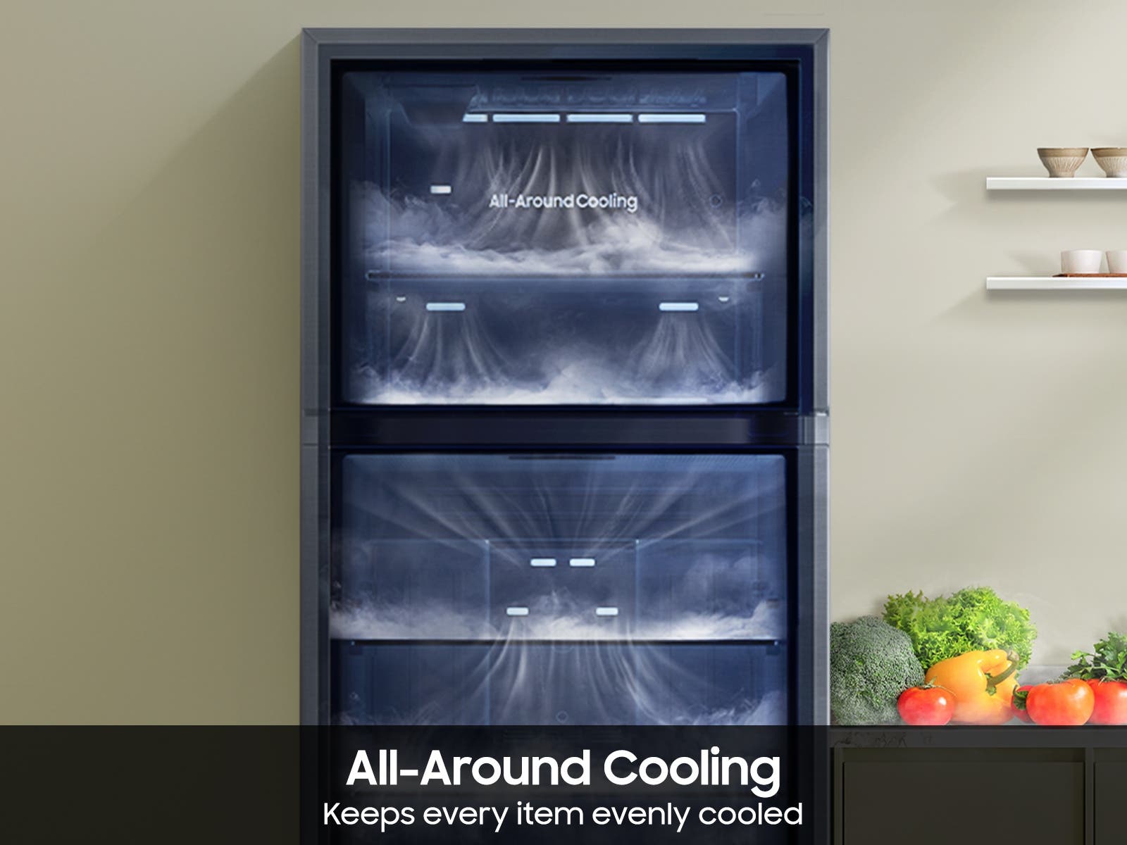 Samsung RT70F18LRSR Optional Ice Maker