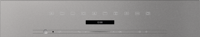 Miele H7263BPGG 24" Convection Oven: Vitroline, Graphite Grey