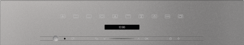 Miele H7263BPGG 24" Convection Oven: Vitroline, Graphite Grey