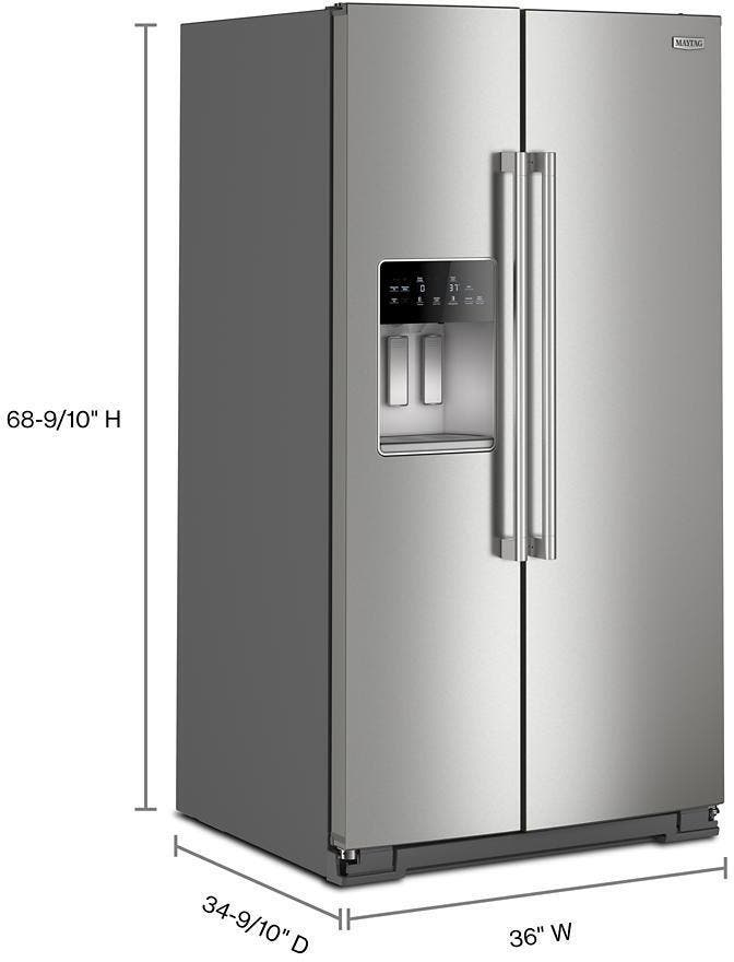Maytag MRSF6636RZ Fingerprint Resistant Stainless Steel