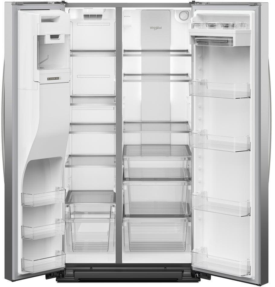 Whirlpool WRSF6536RZ Fingerprint-Resistant Stainless Steel