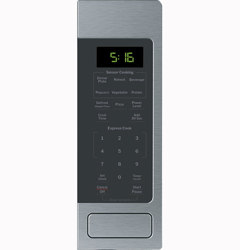 GE GCST16S1WSS 1.6 cu. ft. Countertop Microwave Oven with 1,150 W...