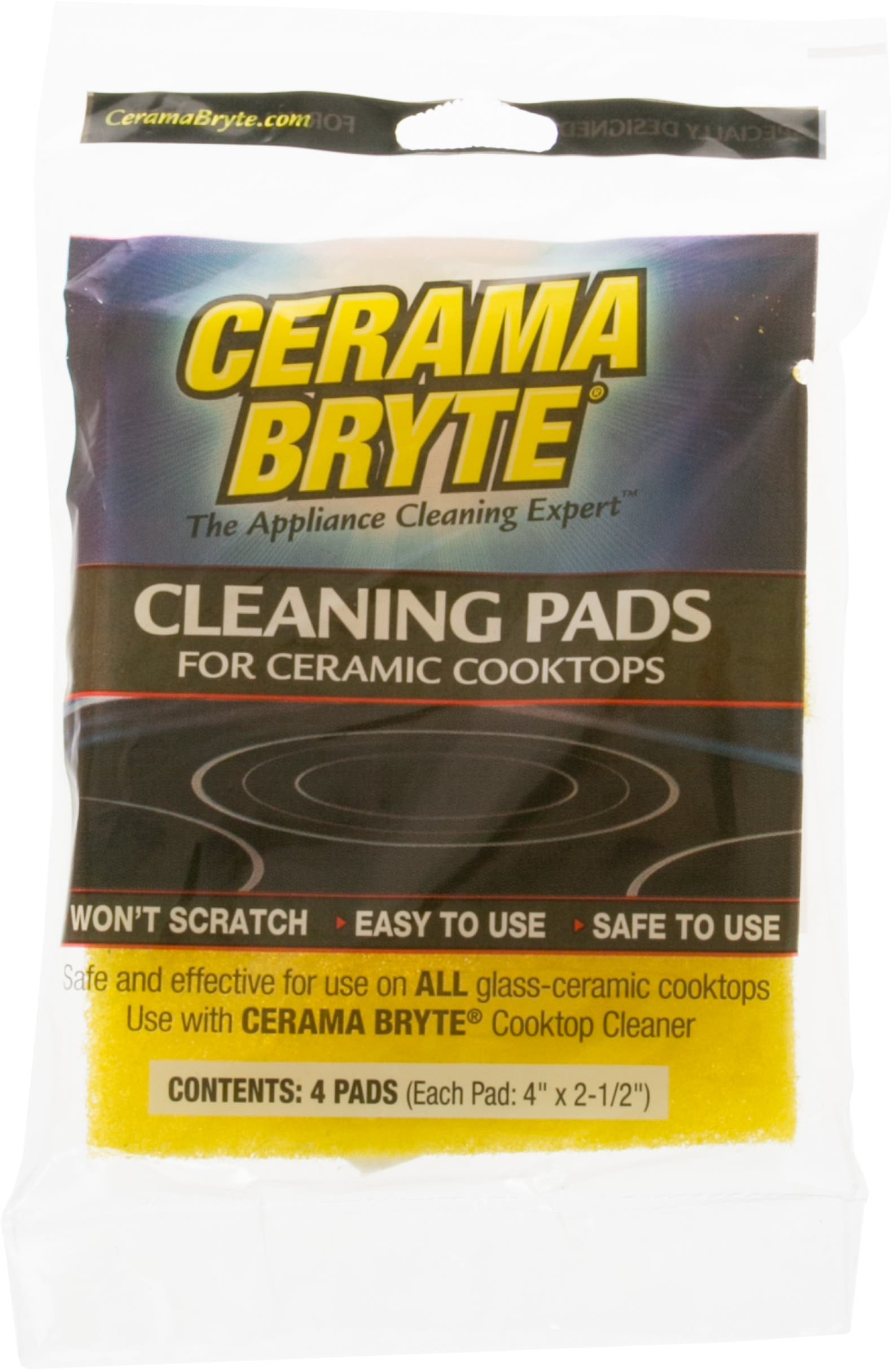 Monogram WX10X350 Cerama Bryte Cleaning Pads.