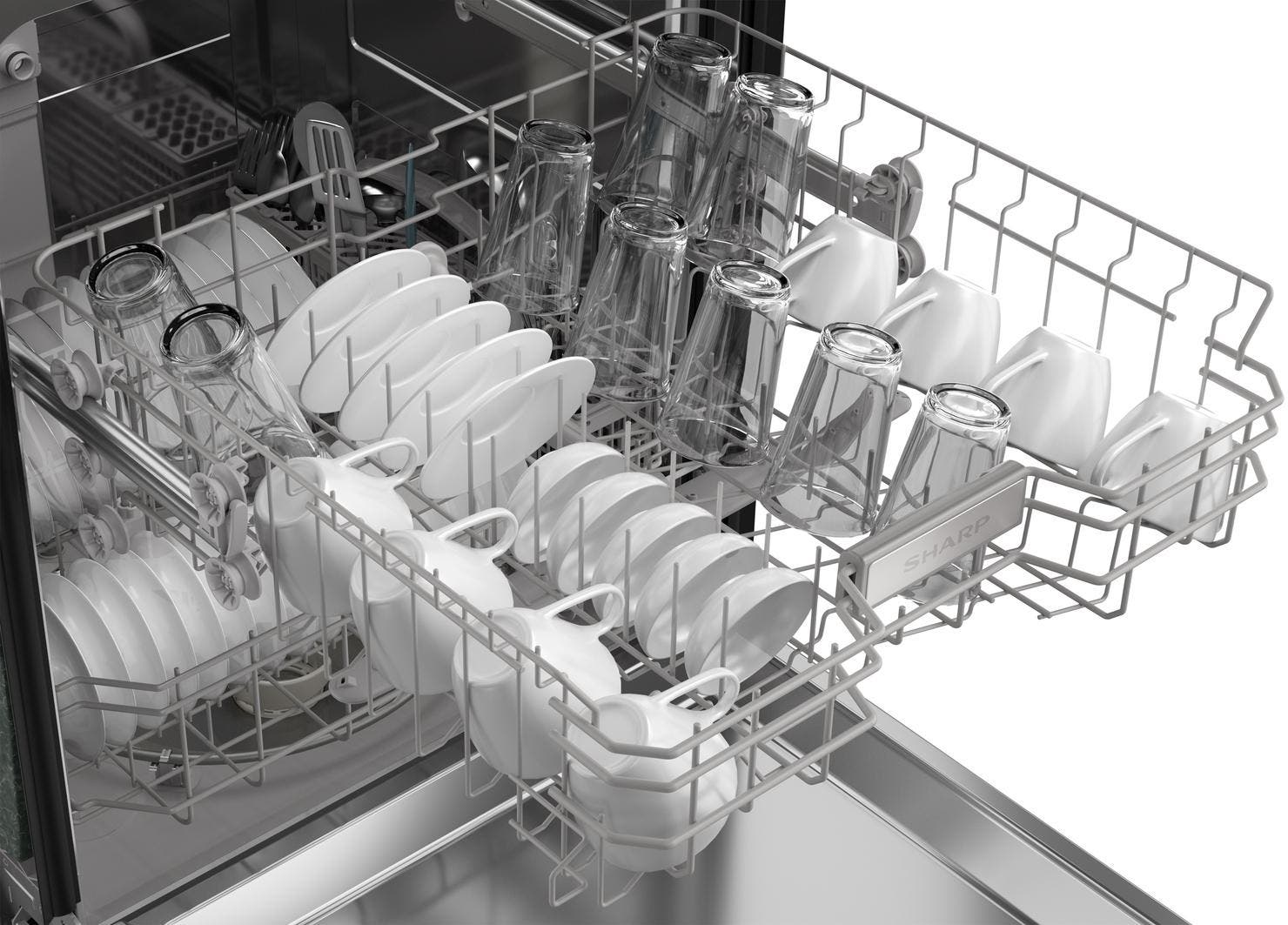 Sharp SDW6504MS Stainless Steel