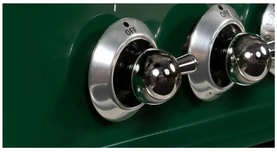 Ilve UM30DNE3EGC Natural Gas In Emerald Green W/ Chrome Trim