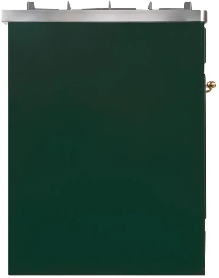 Ilve UM30DNE3EGGLP 30" Dual Fuel Freestanding Range w/ 5 Sealed Burne...