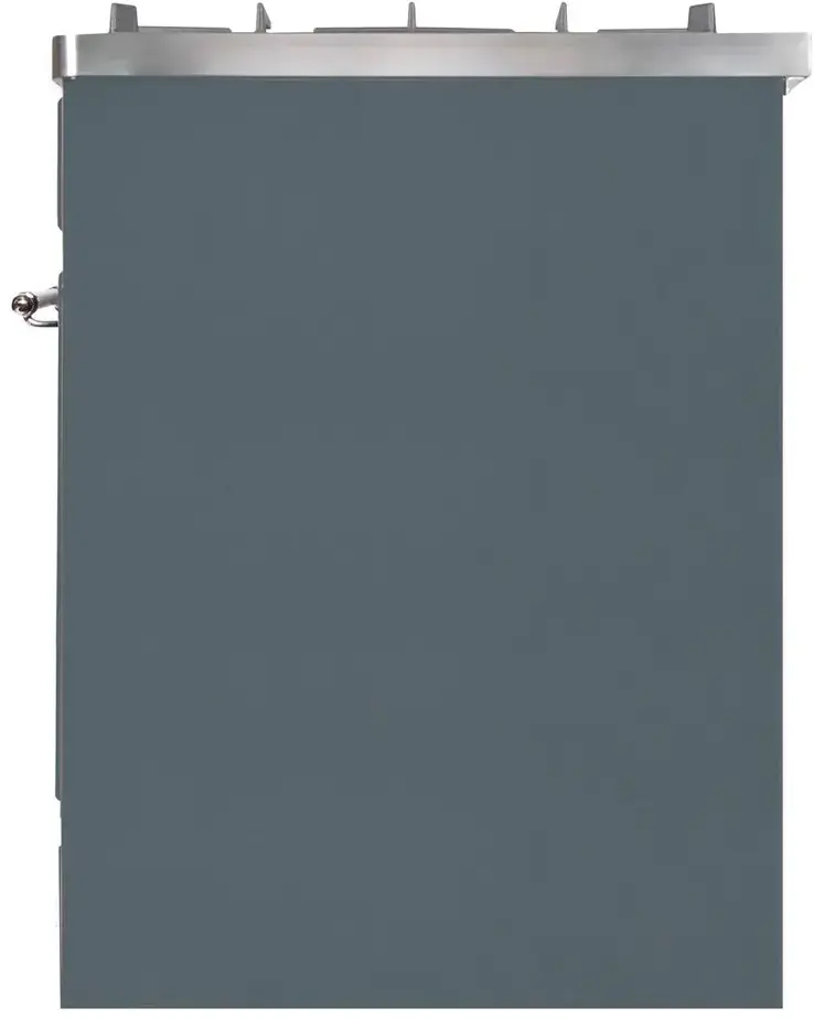 Ilve UM30DNE3BGC Natural Gas In Blue Grey W/ Chrome Trim