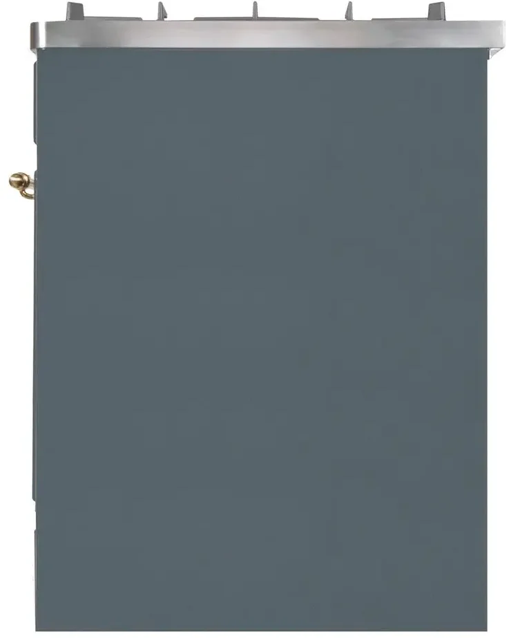Ilve UM30DNE3BGG 30" Dual Fuel Freestanding Range w/ 5 Sealed Burne...