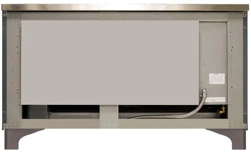 Ilve UM15FDNS3BGB 60" Dual Fuel Range with Double Ovens, 5.02 cu ft ...