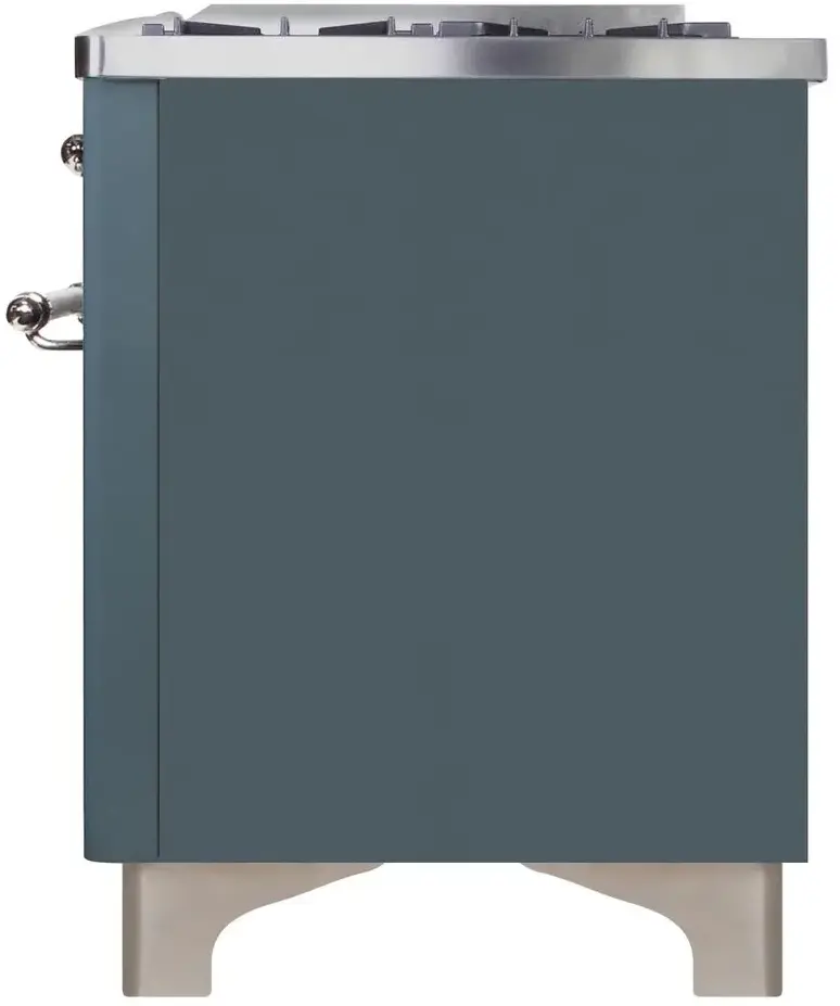Ilve UM12FDNS3BGCLP Liquid Propane In Blue Grey W/ Chrome Trim