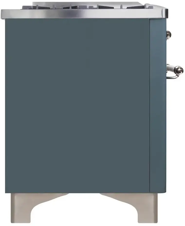 Ilve UM12FDNS3BGCLP Liquid Propane In Blue Grey W/ Chrome Trim