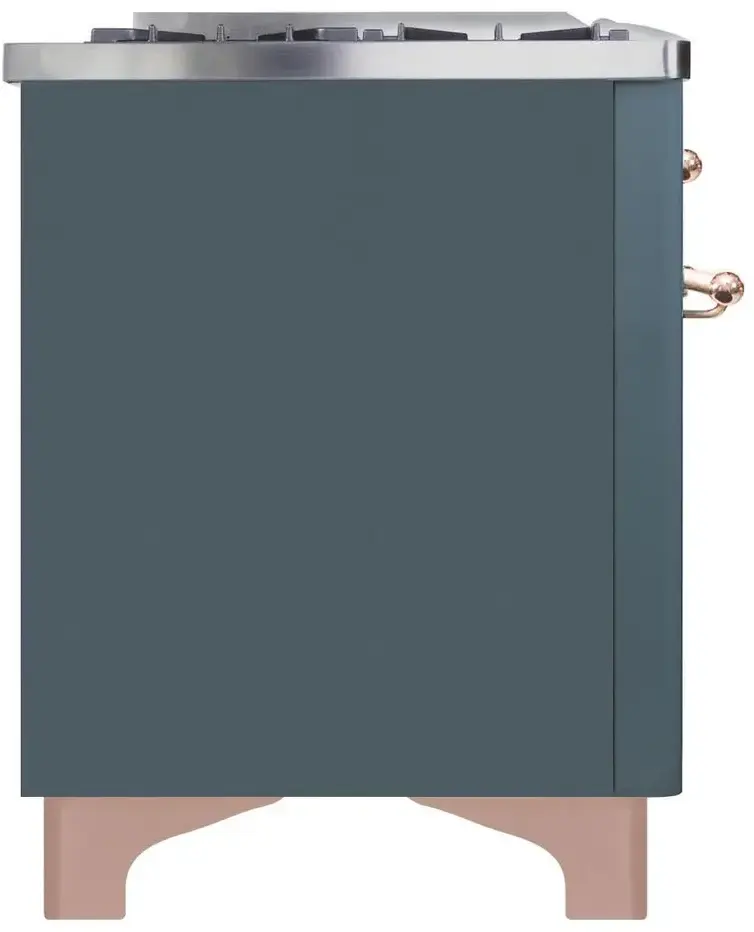 Ilve UM12FDNS3BGPLP Liquid Propane In Blue Grey W/ Copper Trim