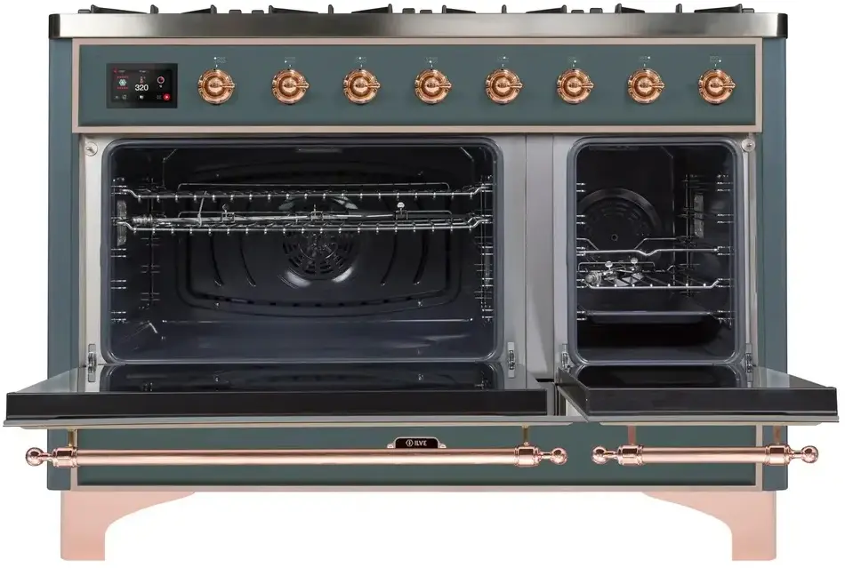 Ilve UM12FDNS3BGP Natural Gas In Blue Grey W/ Copper Trim