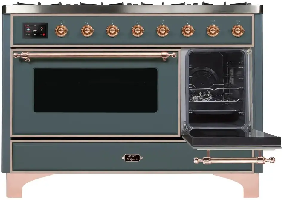 Ilve UM12FDNS3BGP Natural Gas In Blue Grey W/ Copper Trim