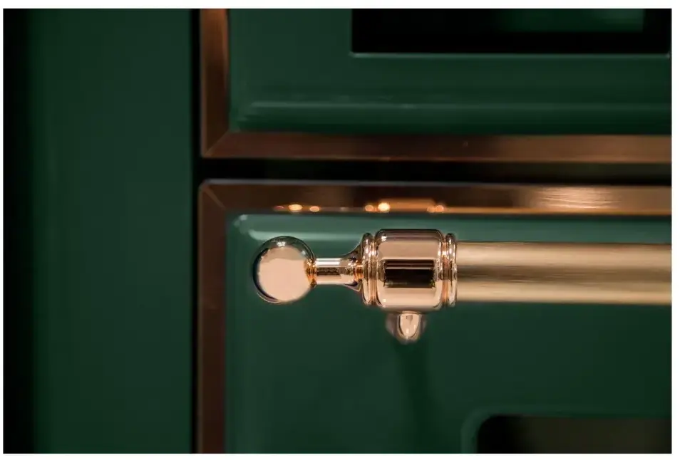 Ilve UM09FDNS3EGP Natural Gas In Emerald Green W/ Copper Trim