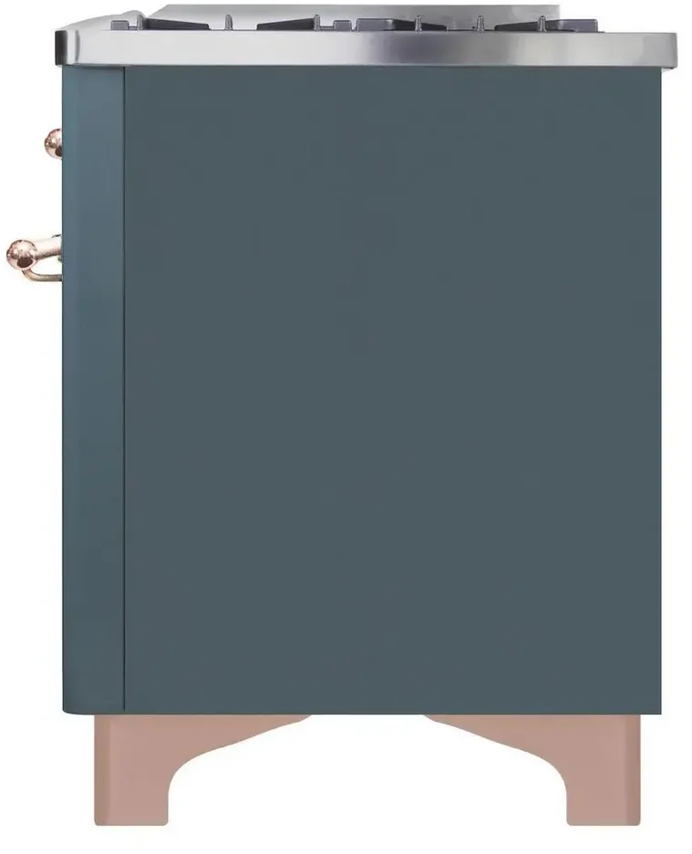 Ilve UM09FDNS3BGPLP 36" Dual Fuel Freestanding Range w/ 6 Sealed Burne...
