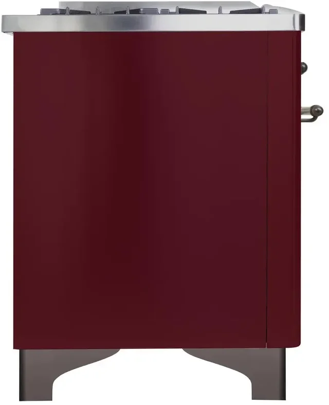Ilve UM09FDNS3BUBLP 36" Dual Fuel Freestanding Range w/ 6 Sealed Burne...