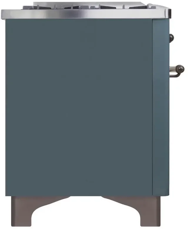 Ilve UM09FDNS3BGBLP 36" Dual Fuel Freestanding Range w/ 6 Sealed Burne...