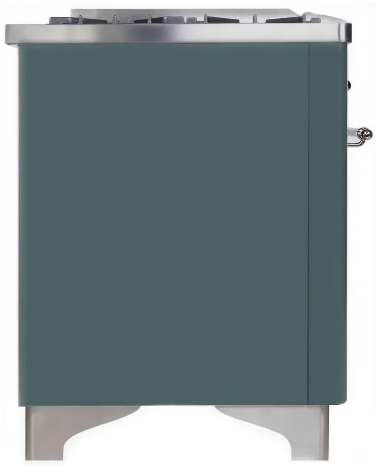 Ilve UM09FDNS3BGCLP 36" Dual Fuel Freestanding Range w/ 6 Sealed Burne...