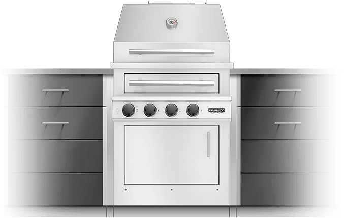 Kalamazoo K500HB22NALPBLKS4 Bulk Liquid Propane, Stainless Steel