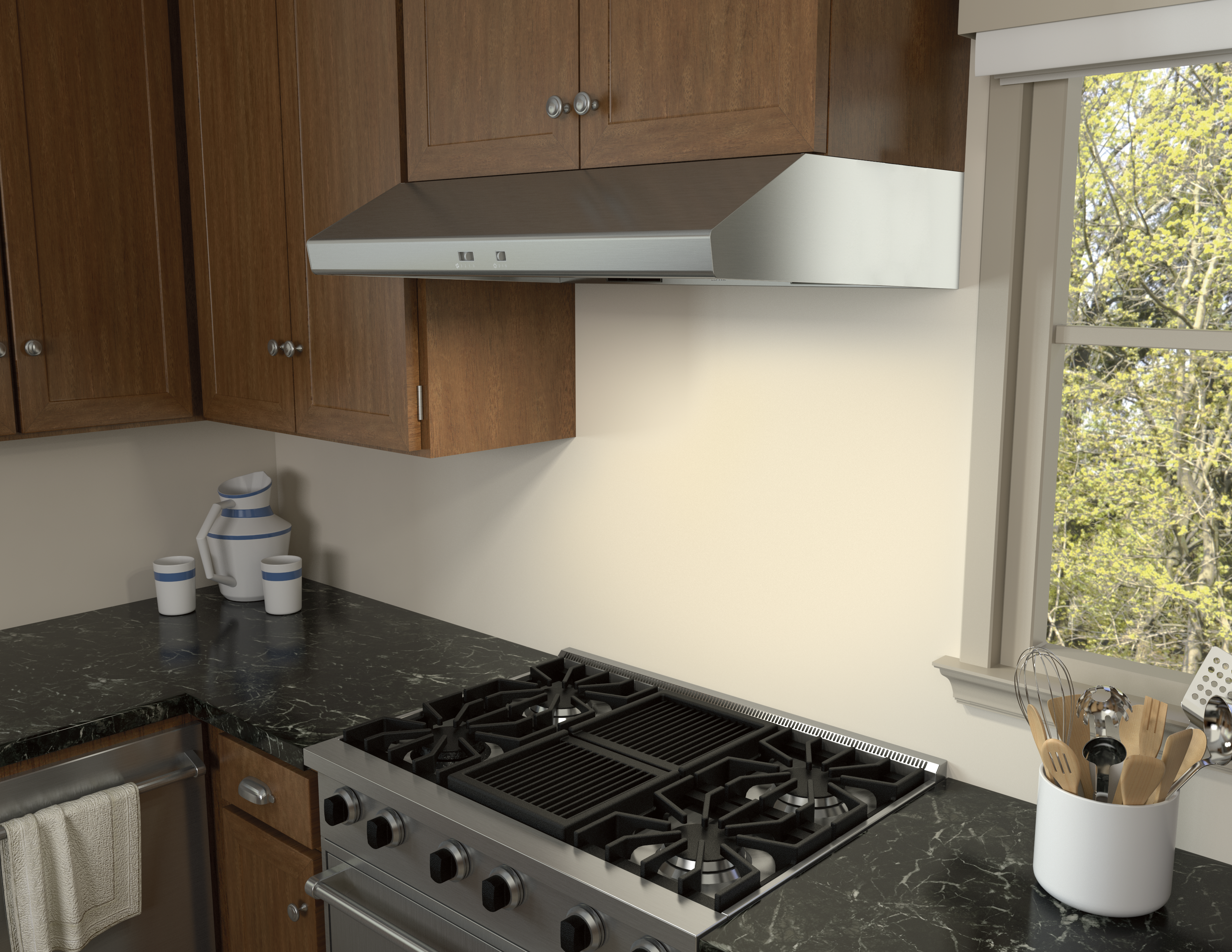 あーいえーページ Zephyr AK1236CS Convertible Under Cabinet Range Hood: Stainless