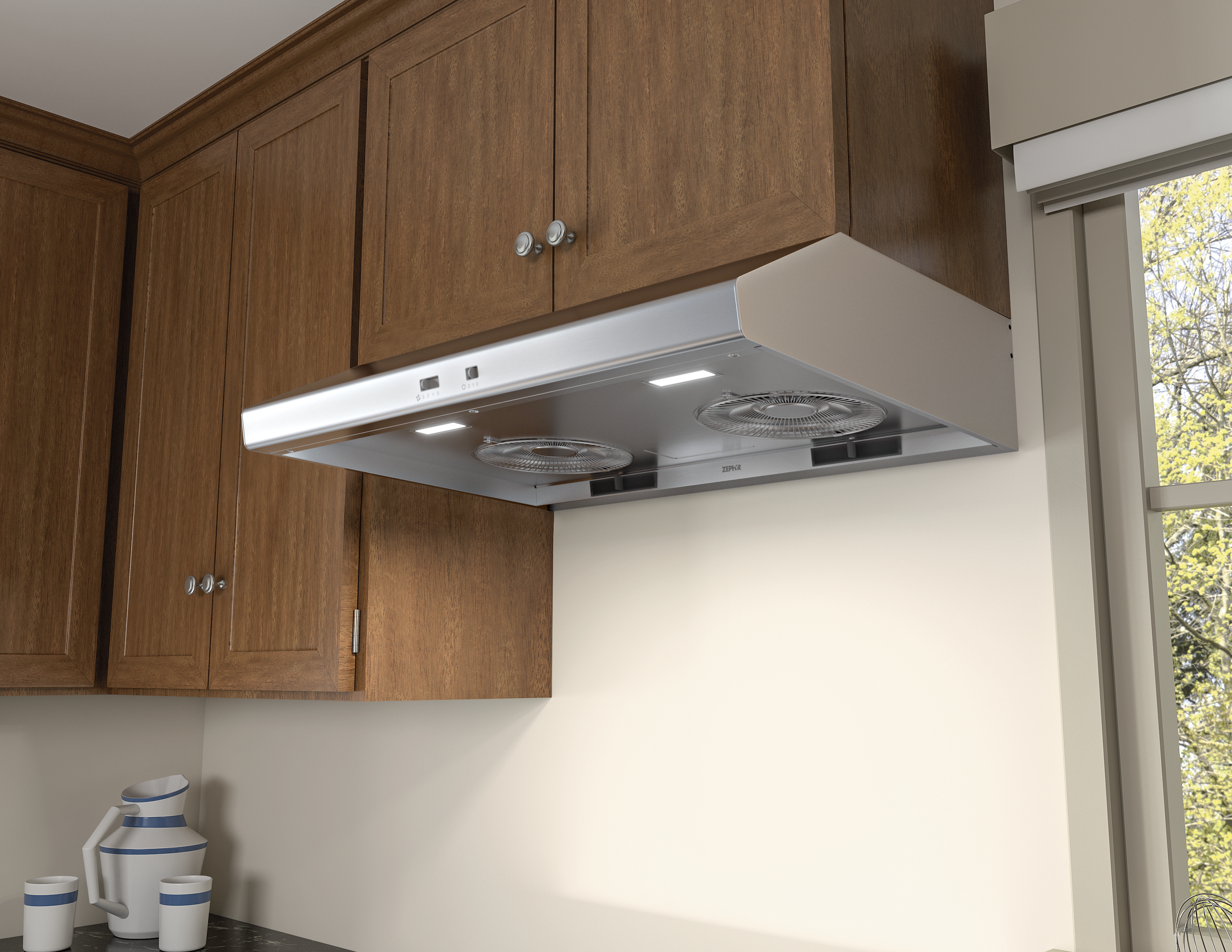 Zephyr AK6536CS 36 Inch Under Cabinet Ducted Range Hood Stainless