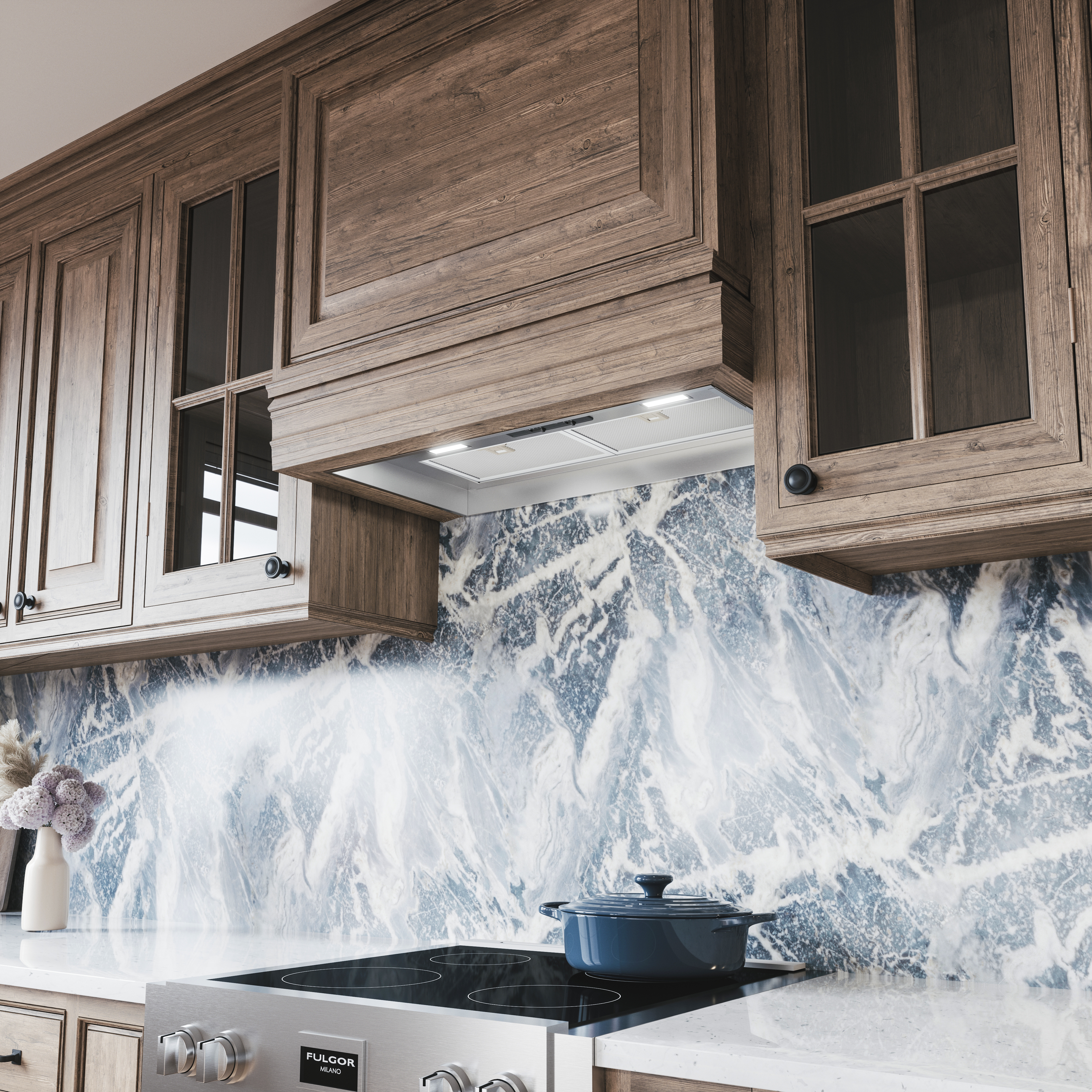 Zephyr AK8000CS 28 Inch Cabinet Insert Range Hood: Stainless