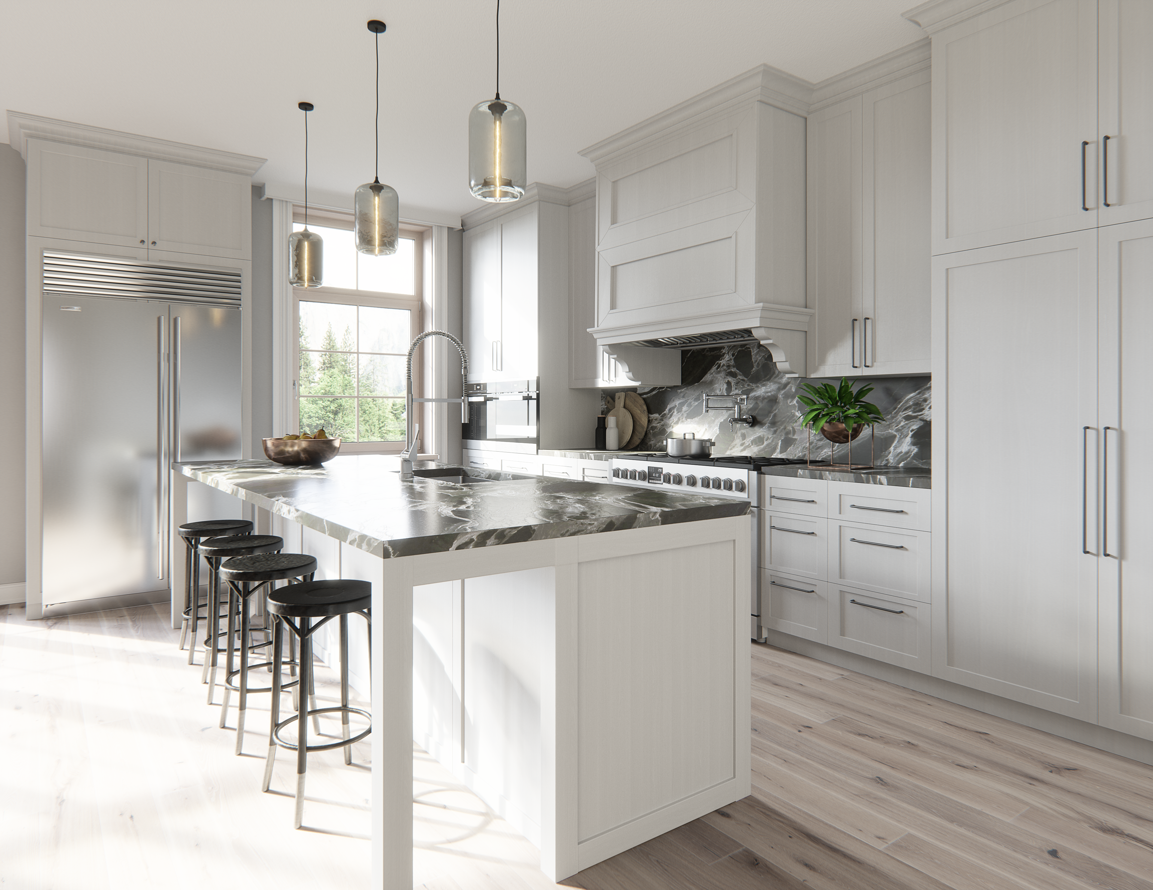 Zephyr AK8300BSX 40 Inch Cabinet Insert Range Hood : Stainless