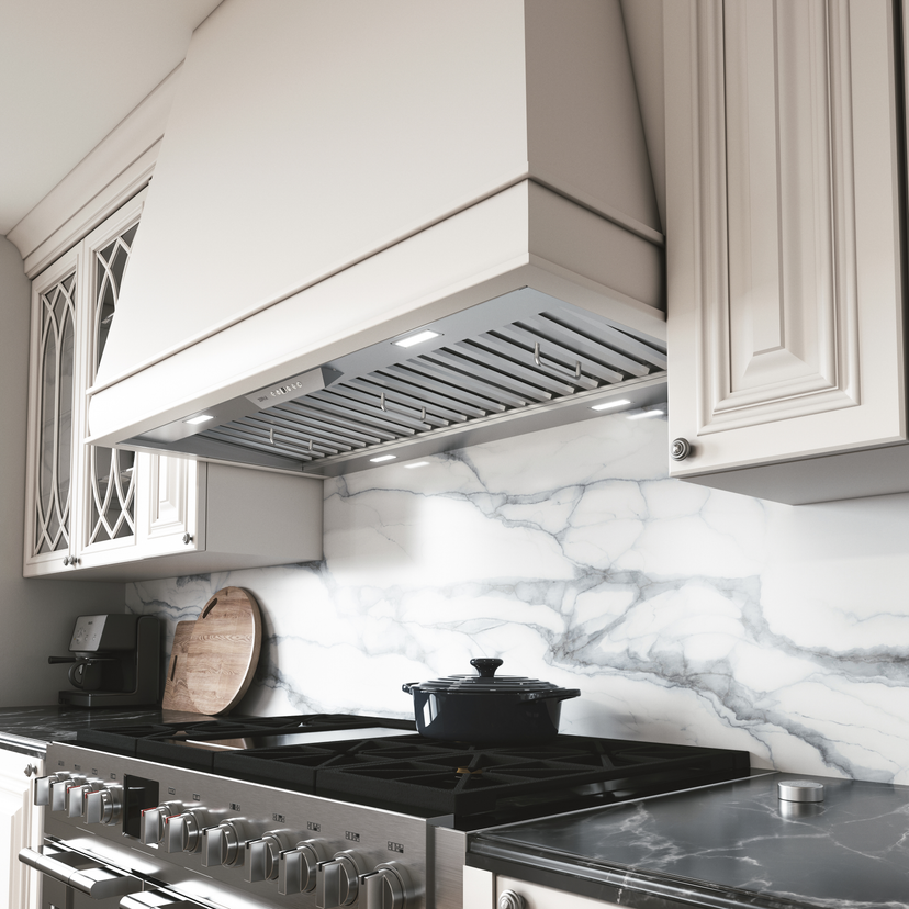 Zephyr AK9346BS Cabinet Insert Range Hood with LumiLight LED Light...
