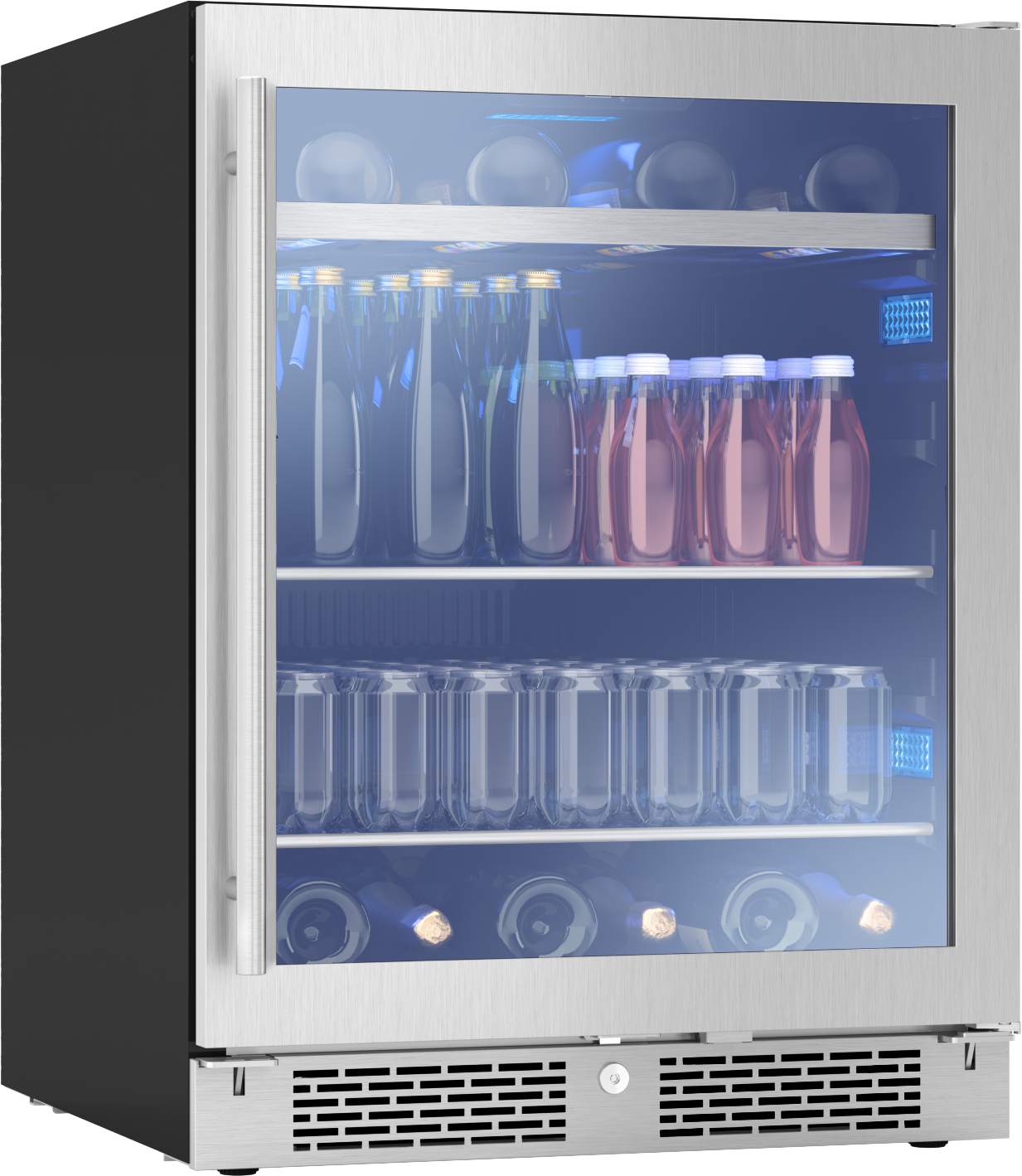 Zephyr PRB24C01AGADA Stainless Steel, Glass Door