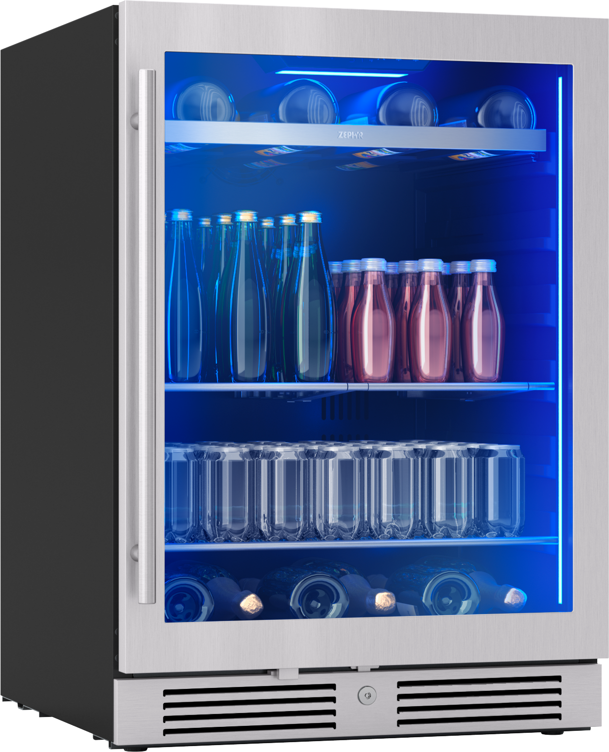 Zephyr PRB24C01CG Stainless Steel, Glass Door