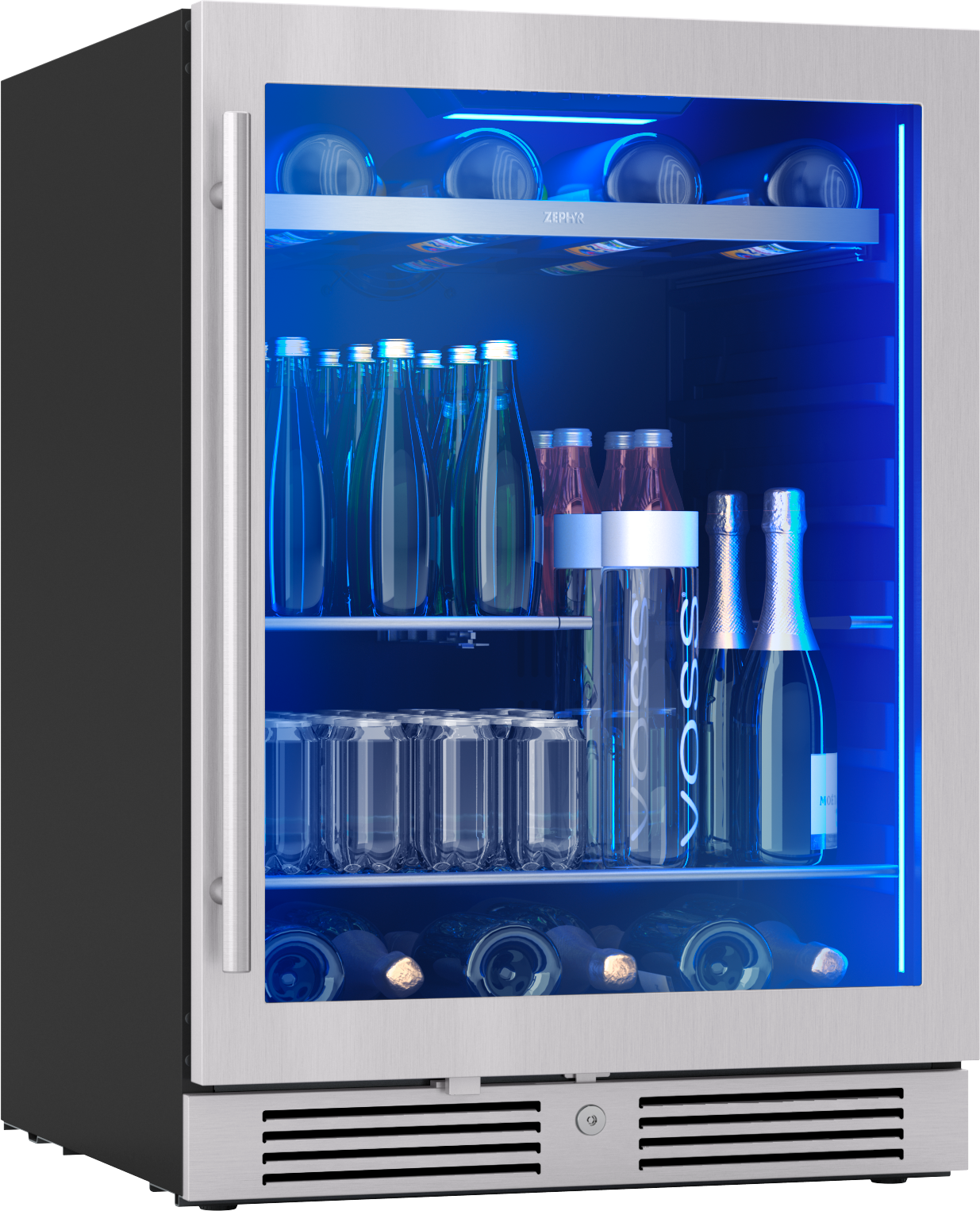 Zephyr PRB24C01CG Stainless Steel, Glass Door