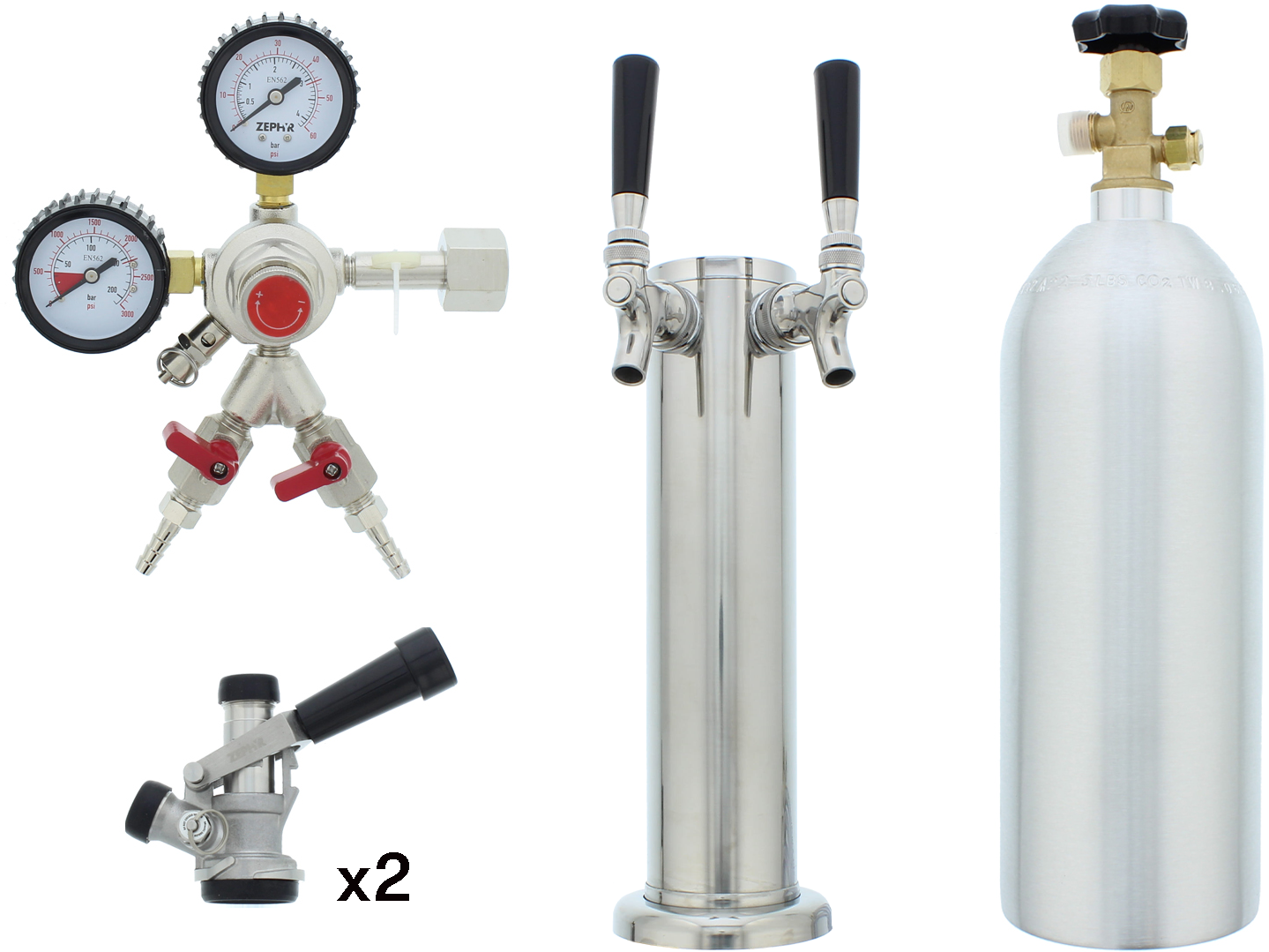 Zephyr PRKFK02SSC Double Tap Kit