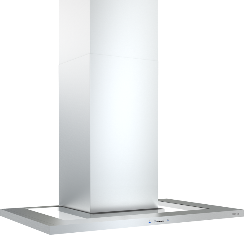 Zephyr ZMOE30BS 30 Inch Wall Mount Convertible Range Hood with Gla...