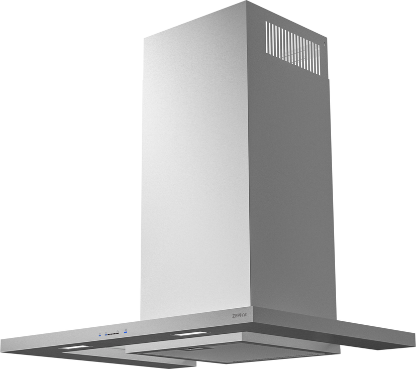 Zephyr ZMOE30BS 30 Inch Wall Mount Convertible Range Hood with Gla...