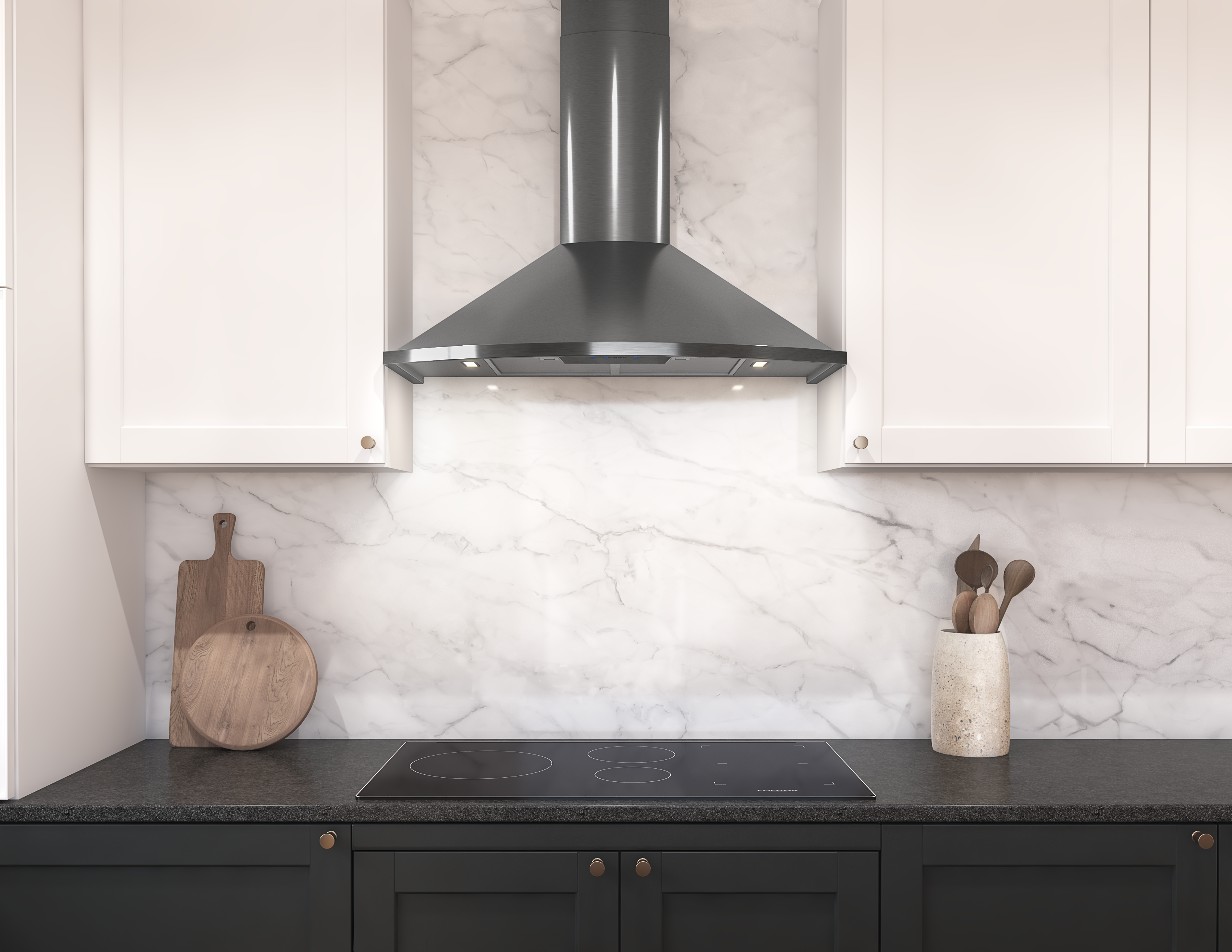 Zephyr ZSAM90FBS 36 Inch, Black Stainless Steel